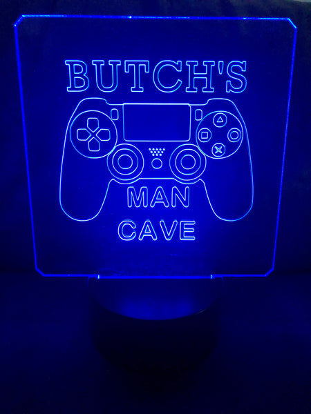 Engraved Man Cave LED Sign